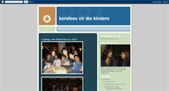 Desktop Screenshot of kersfeesvirdiekinders.blogspot.com