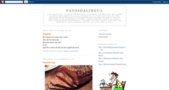 Desktop Screenshot of fatosdalingua.blogspot.com