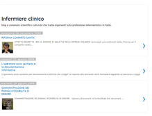 Tablet Screenshot of infermiereclinico.blogspot.com