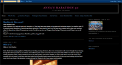 Desktop Screenshot of anna-marathon50.blogspot.com