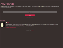 Tablet Screenshot of amypaliwoda.blogspot.com