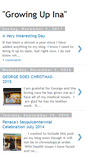 Mobile Screenshot of growingupina.blogspot.com