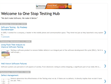 Tablet Screenshot of onestoptestinghub.blogspot.com