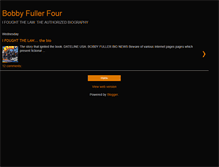 Tablet Screenshot of bobbyfullerbio.blogspot.com