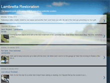 Tablet Screenshot of lambrettarestorations.blogspot.com