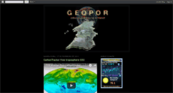 Desktop Screenshot of geopor-pt.blogspot.com