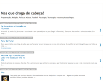 Tablet Screenshot of drogadecabeca.blogspot.com