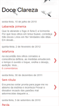 Mobile Screenshot of doceclareza.blogspot.com