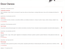 Tablet Screenshot of doceclareza.blogspot.com