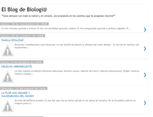 Tablet Screenshot of biologiainformacion.blogspot.com