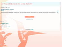 Tablet Screenshot of myyeastinfectionnomorereview.blogspot.com