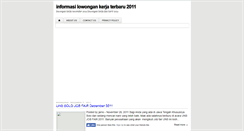 Desktop Screenshot of informasi-loker-terbaru.blogspot.com