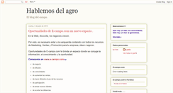 Desktop Screenshot of hablemosdelagro.blogspot.com