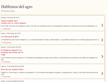 Tablet Screenshot of hablemosdelagro.blogspot.com