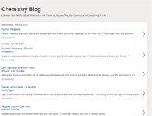 Tablet Screenshot of mychemistryblog.blogspot.com