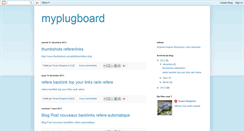 Desktop Screenshot of myplugboard.blogspot.com