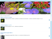 Tablet Screenshot of florademisiones.blogspot.com