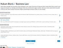 Tablet Screenshot of hukumbisnislucky.blogspot.com