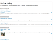Tablet Screenshot of birdexploring.blogspot.com