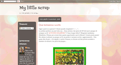 Desktop Screenshot of mylittlescrap.blogspot.com