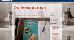 Desktop Screenshot of lafemmeetlours.blogspot.com