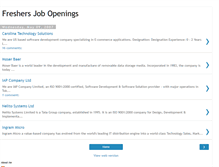 Tablet Screenshot of freshersjobopenings.blogspot.com