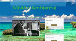 Desktop Screenshot of misionambiental.blogspot.com