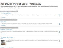 Tablet Screenshot of joebrownphoto.blogspot.com