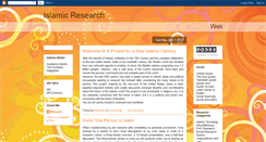 Desktop Screenshot of islamicresearch24.blogspot.com