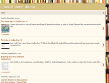 Tablet Screenshot of multi-core-dump.blogspot.com