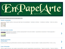 Tablet Screenshot of enpapelarte03.blogspot.com