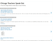 Tablet Screenshot of chicagoteachersspeakout.blogspot.com