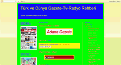 Desktop Screenshot of gazetelerturkiye.blogspot.com