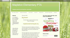 Desktop Screenshot of mapletonelementary.blogspot.com