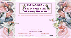 Desktop Screenshot of deliteful-gifts.blogspot.com