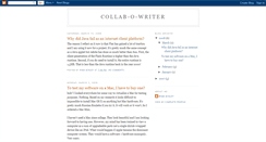 Desktop Screenshot of collabowriter.blogspot.com