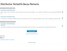 Tablet Screenshot of distribuitor-herbalife-bacau-romania.blogspot.com