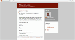 Desktop Screenshot of mitsubishi-jeep.blogspot.com