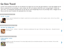 Tablet Screenshot of goslowtravel.blogspot.com