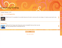 Tablet Screenshot of everythingknittingae.blogspot.com