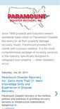 Mobile Screenshot of paramount-disaster-recovery.blogspot.com