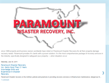 Tablet Screenshot of paramount-disaster-recovery.blogspot.com