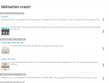 Tablet Screenshot of idolisation-craze.blogspot.com