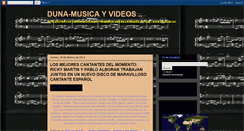 Desktop Screenshot of dunamusic.blogspot.com