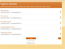 Tablet Screenshot of ingilizcecocuksarkilari.blogspot.com