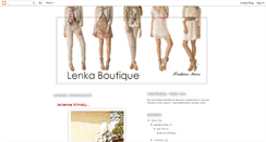 Desktop Screenshot of lenkaboutique.blogspot.com