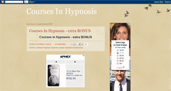 Desktop Screenshot of coursesinhypnosis.blogspot.com