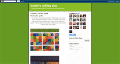 Desktop Screenshot of koolkatquilting.blogspot.com