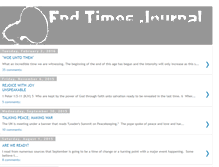 Tablet Screenshot of endtimesjournal.blogspot.com