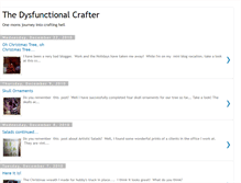 Tablet Screenshot of dysfunctionalcrafter.blogspot.com